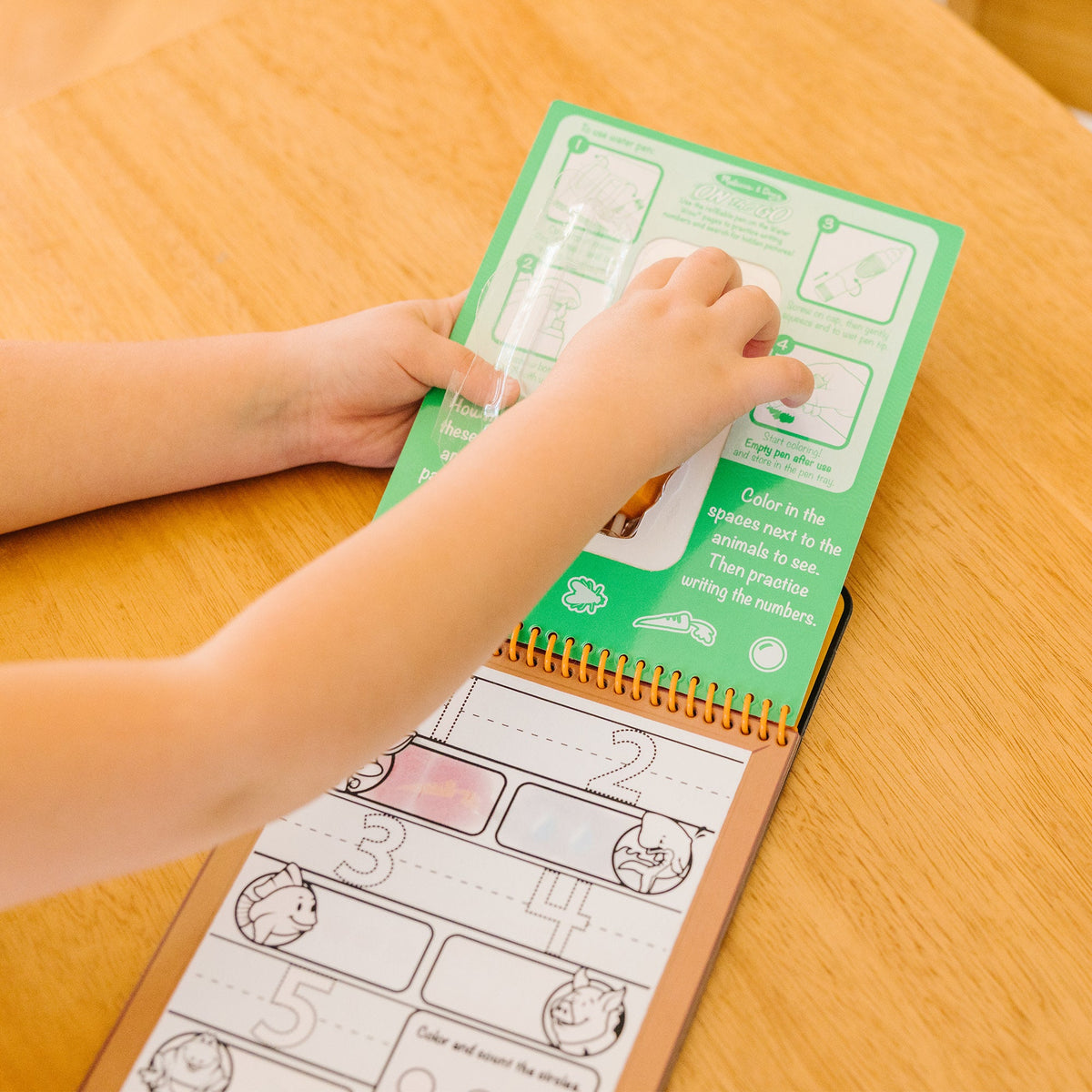 Water Wow! Water-Reveal Activity Pad - Numbers