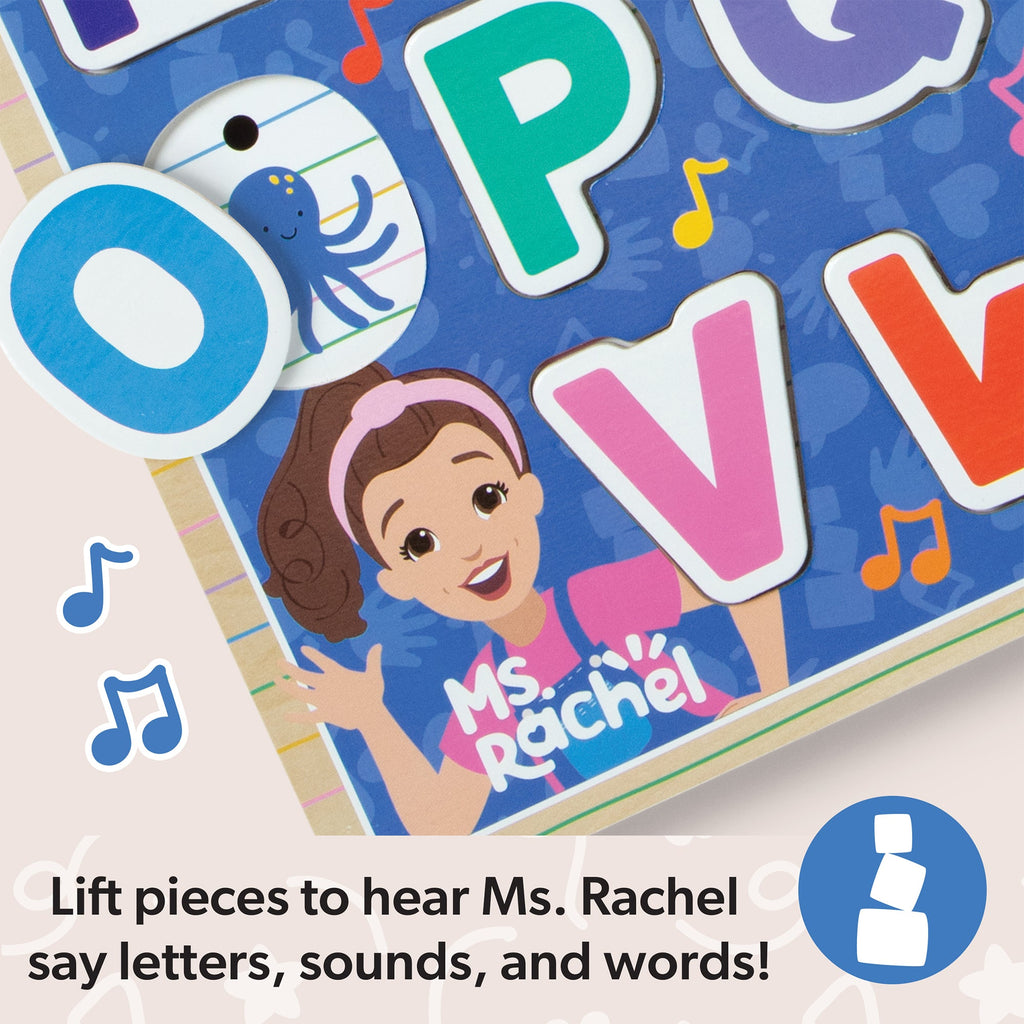 Ms. Rachel™  Wooden Phonics Alphabet Sound Puzzle - 26 Pieces