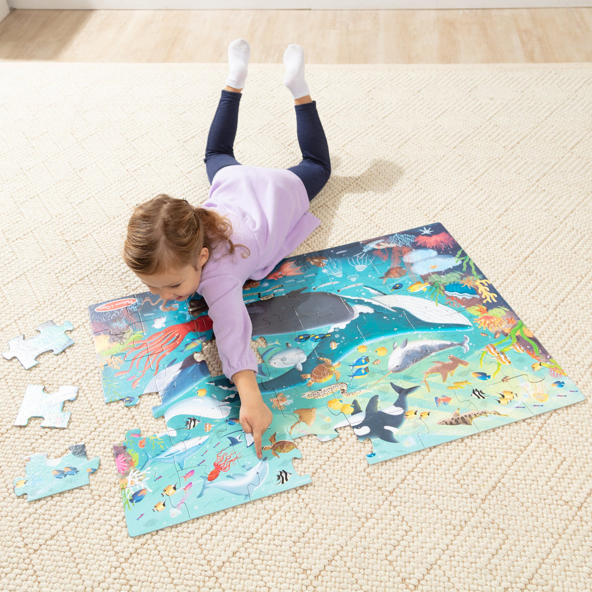 Underwater Floor Puzzle - 48 Pieces
