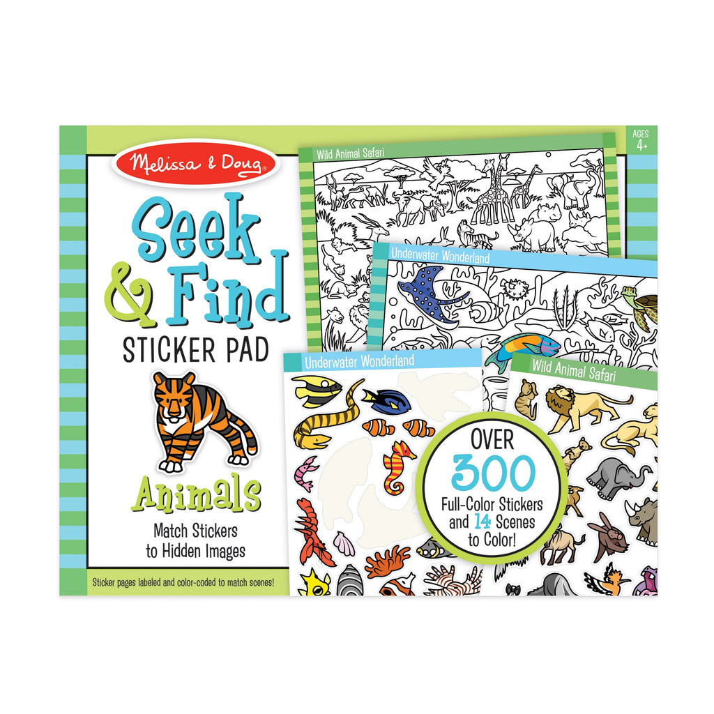 Seek & Find Sticker Pad – Animals