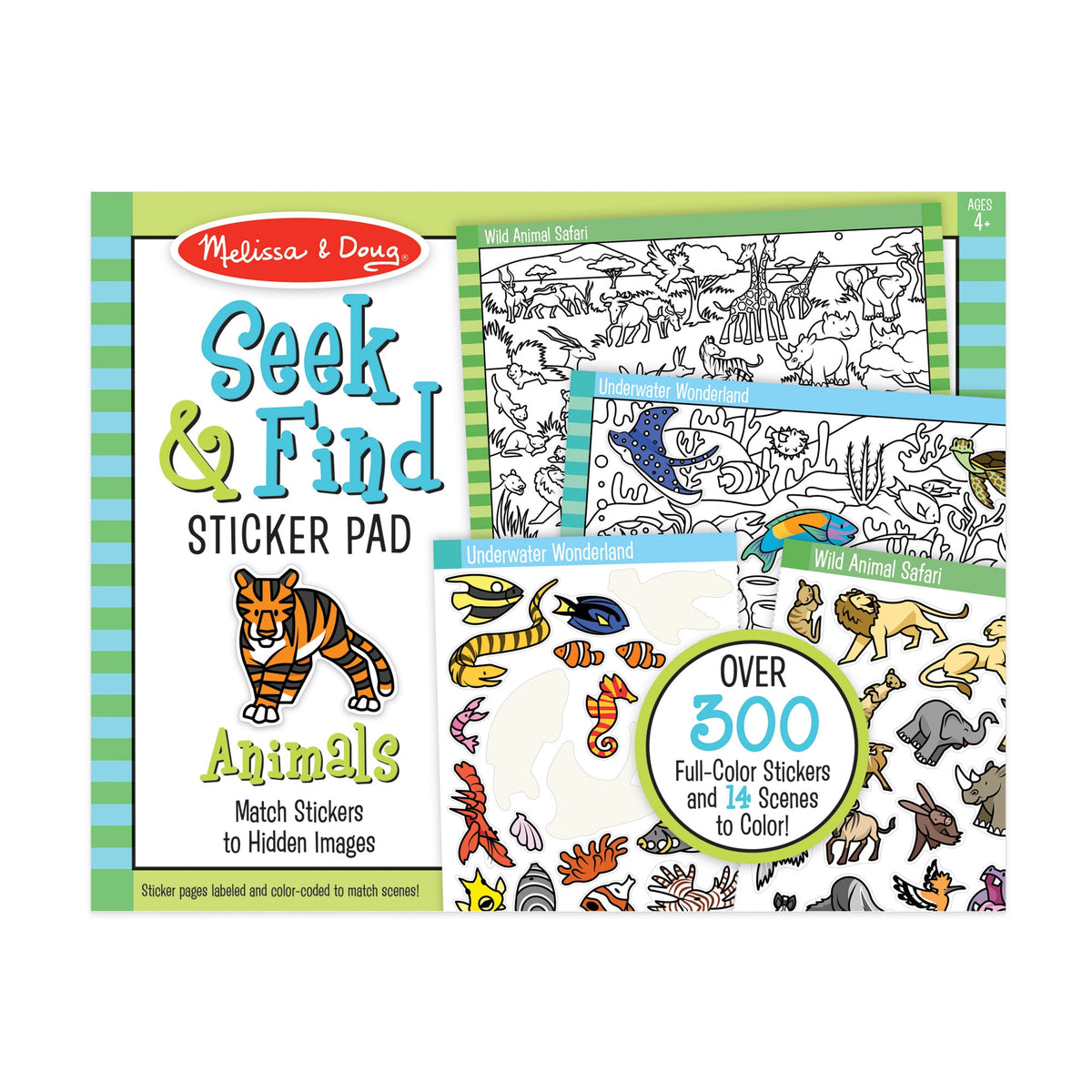 Seek & Find Sticker Pad – Animals