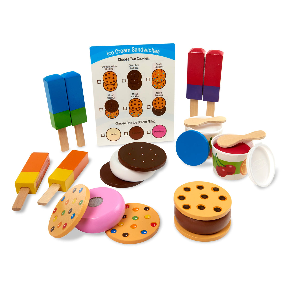 Wooden Frozen Treats Play Set