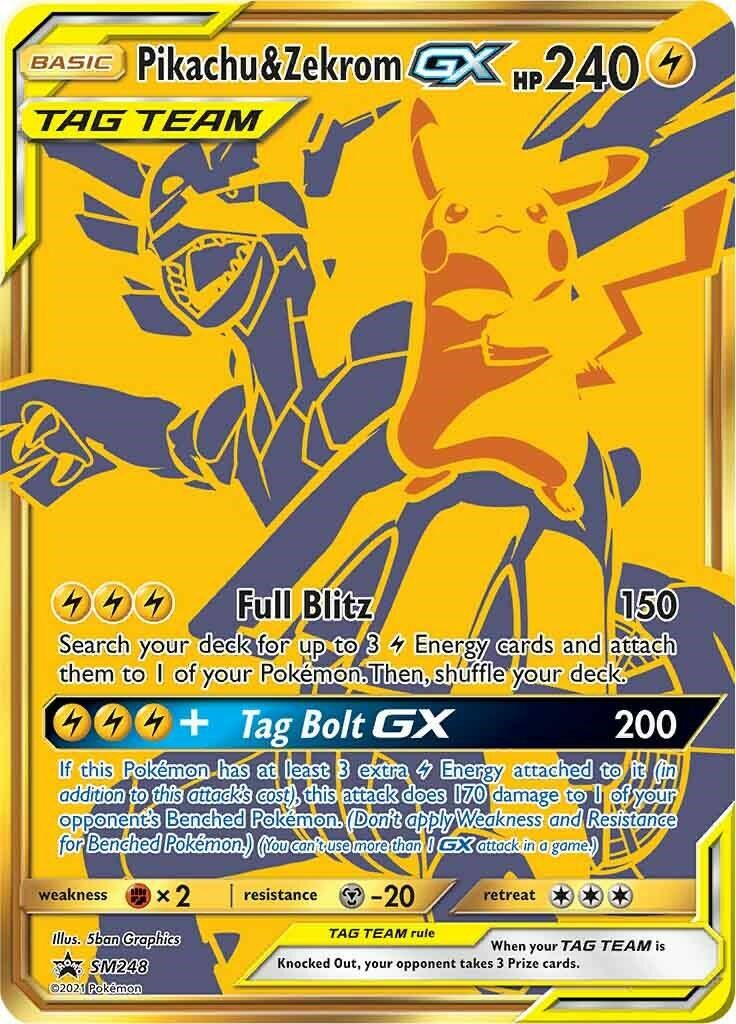 Pikachu & Zekrom GX - SM248