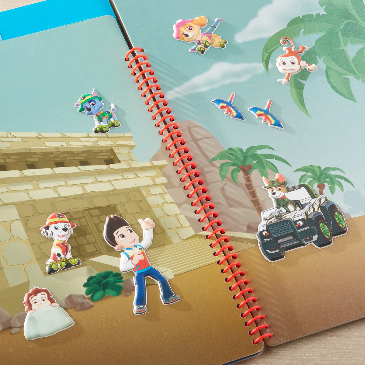 PAW Patrol Restickable Puffy Stickers - Jungle