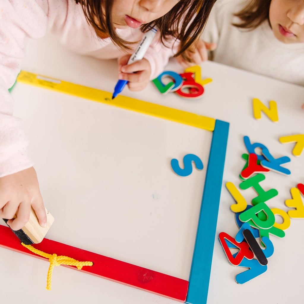 Magnetic Chalkboard & Dry-Erase Board (Uppercase)