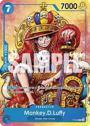 Monkey.D.Luffy (Convention Promo 2024) (P-043) - One Piece Promotion Cards Foil