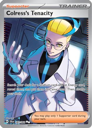 Colress's Tenacity 087/064 [SV Shrouded Fable]  - Holofoil