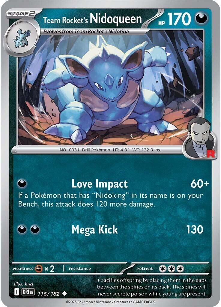 Team Rocket's Nidoqueen - 116/182