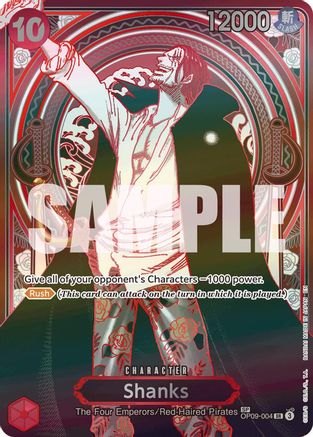 Shanks - OP09-004 (SP) (Silver) (OP09-004) - Carrying On His Will Foil