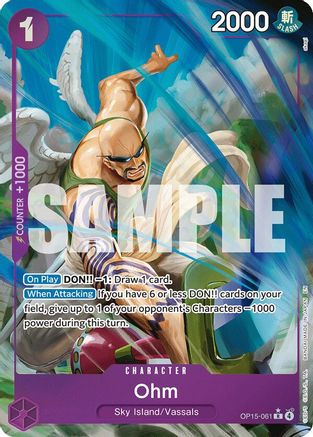 Ohm (Alternate Art) (OP15-061) - Adventure on Kami's Island Foil