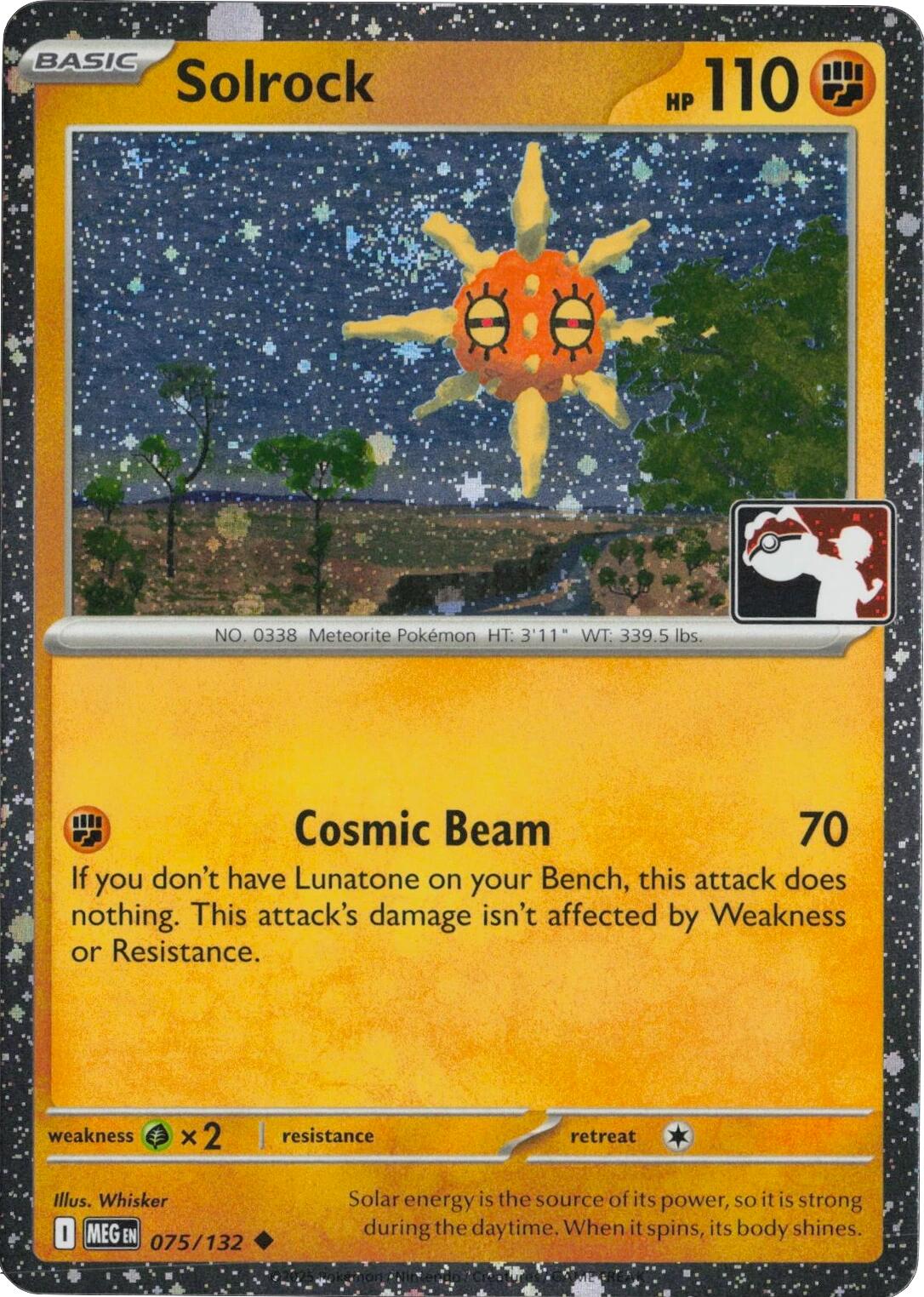 Solrock - 075/132 (Cosmos Holo) - 075/132