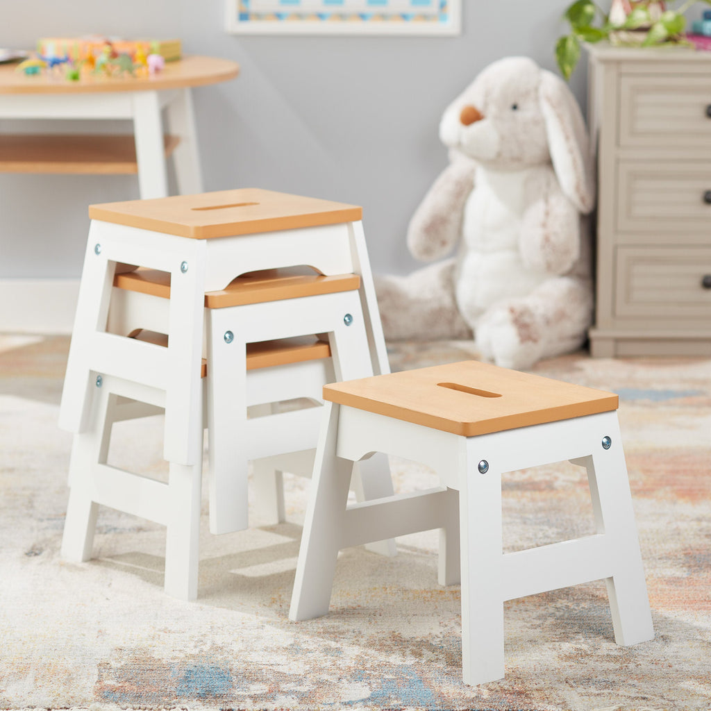 Wooden Stools – Set of 4