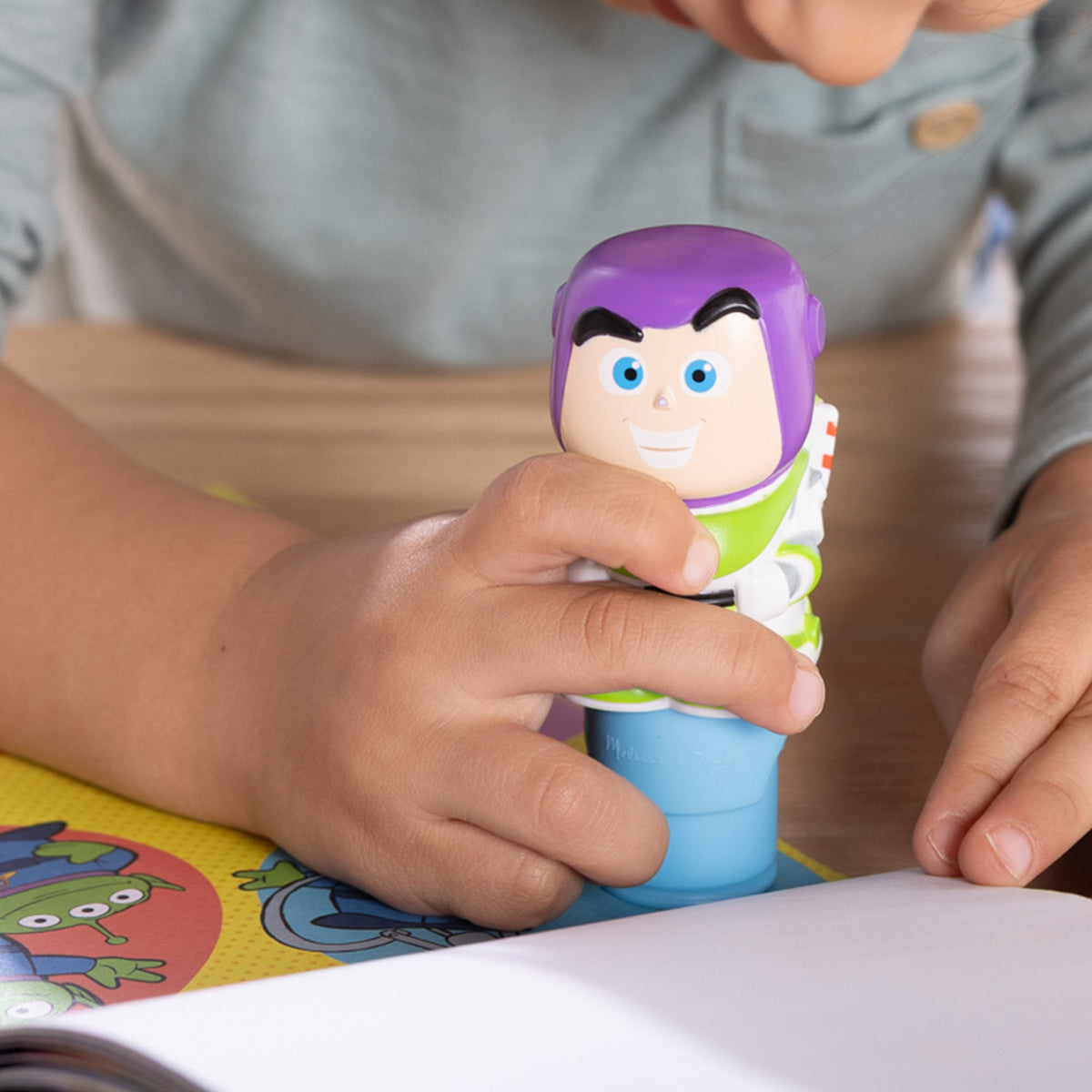 Sticker WOW!™ Disney Toy Story Buzz Lightyear Bundle: Activity Pad & Sticker Stamper + Mini Activity Pad and 200 Refill Stickers