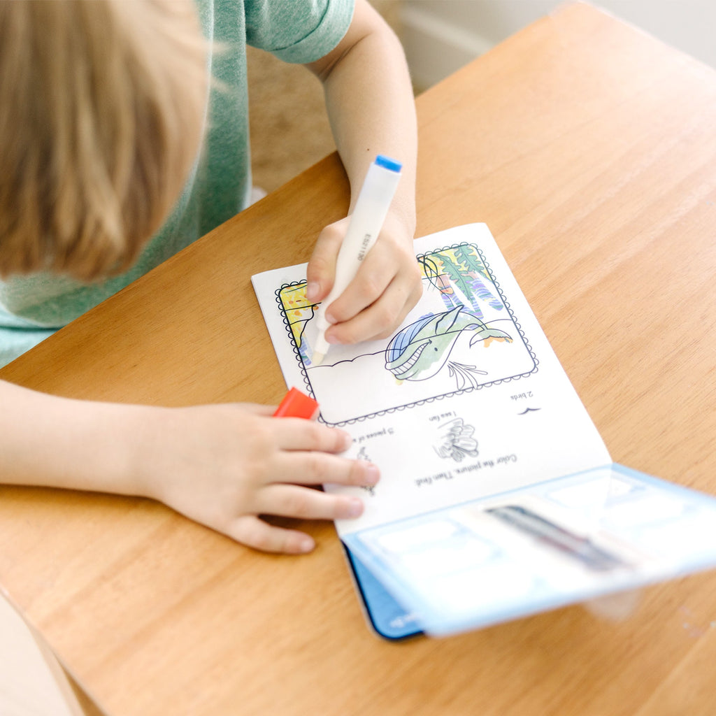 On the Go™ ColorBlast Color Reveal Pad – Sea Life