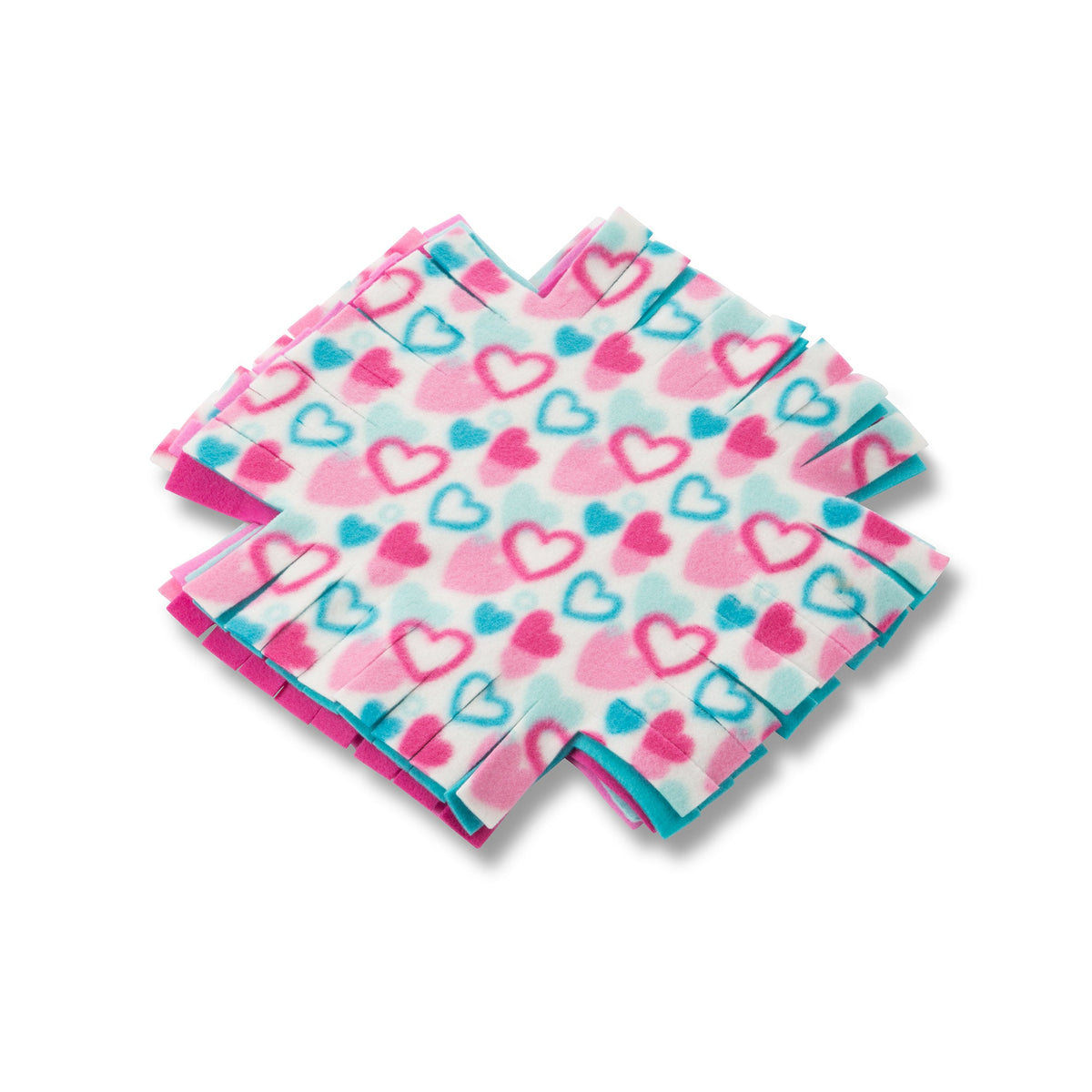 Created by Me!™ Heart Fleece Blanket No-Sew Craft Kit