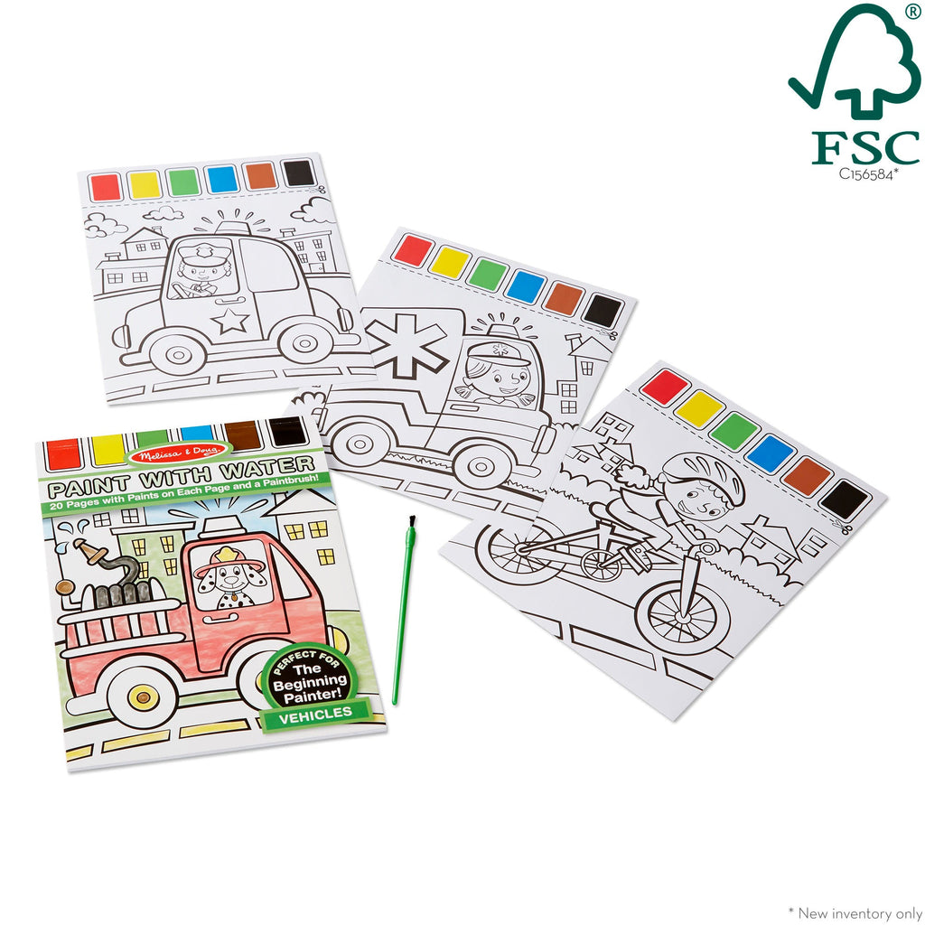 Paint With Water - Vehicles