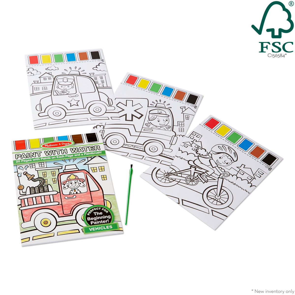 Paint With Water - Vehicles