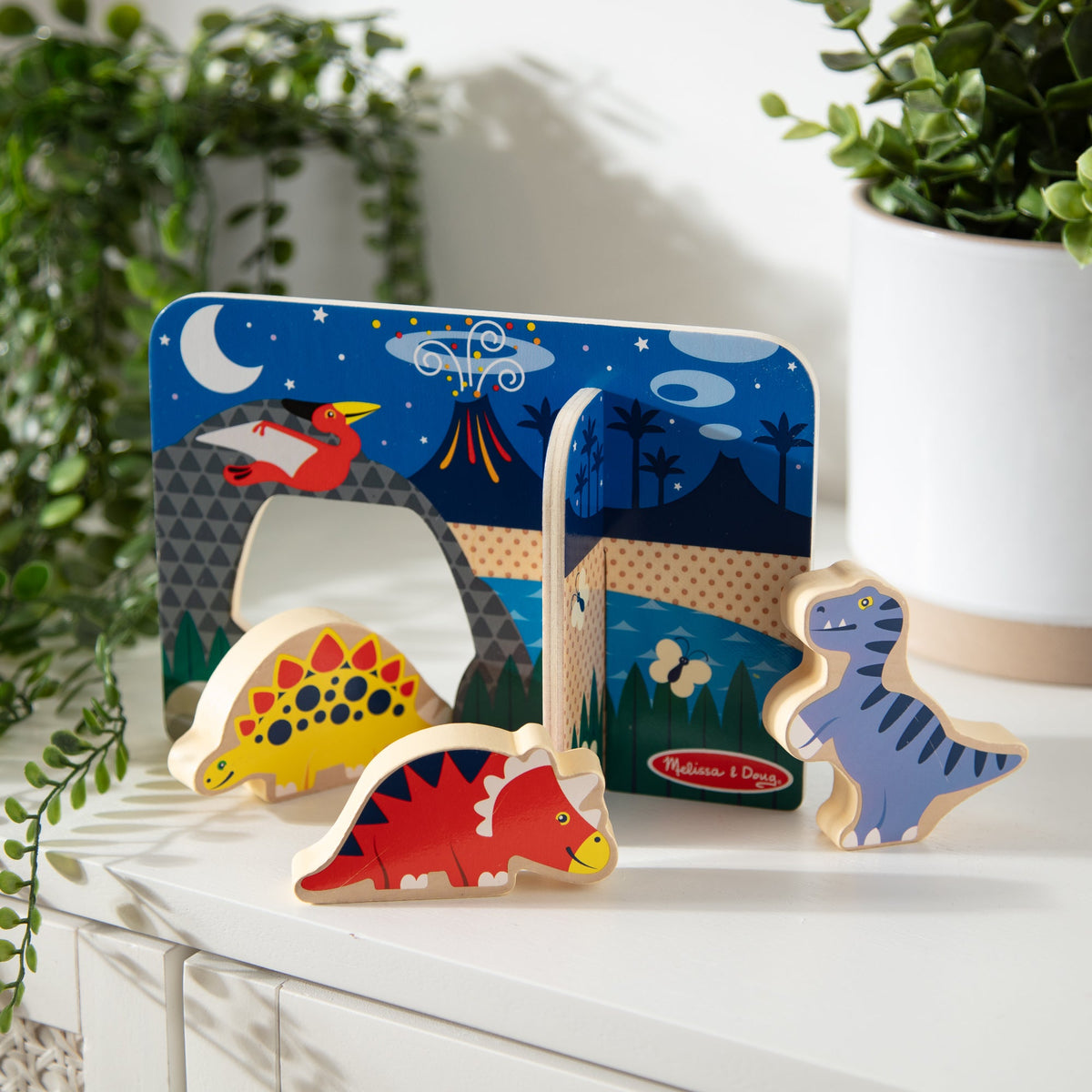 Wooden Dinosaurs Play Set