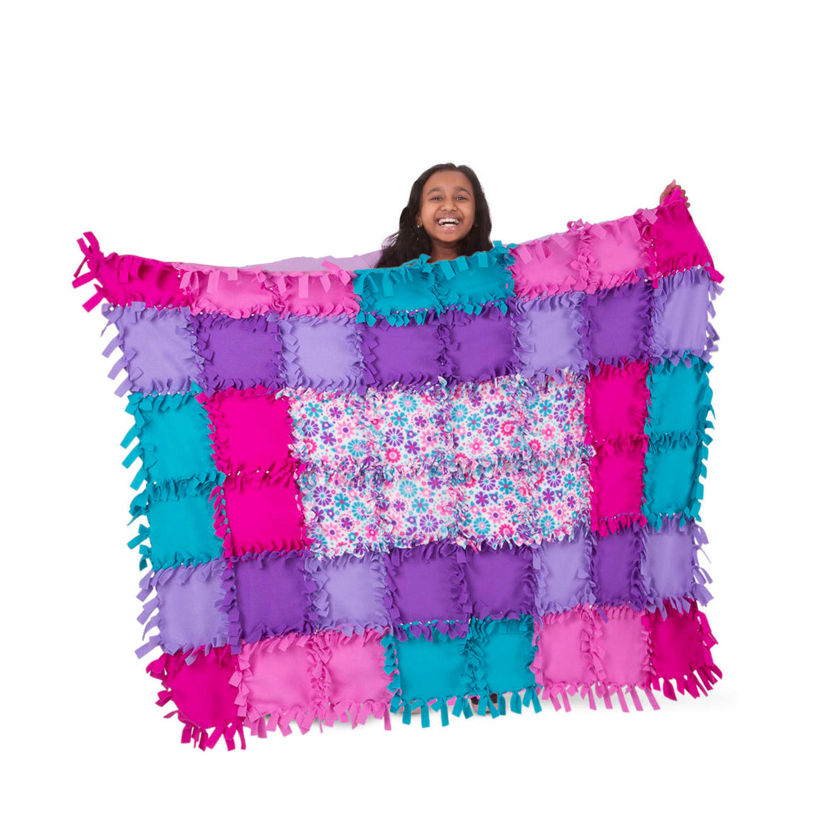 Created by Me! Flower Fleece Quilt
