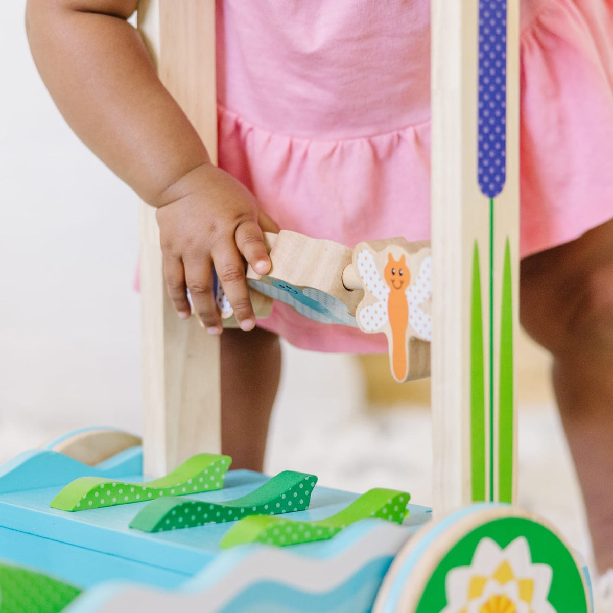 First Play Chomp & Clack Alligator Push Toy