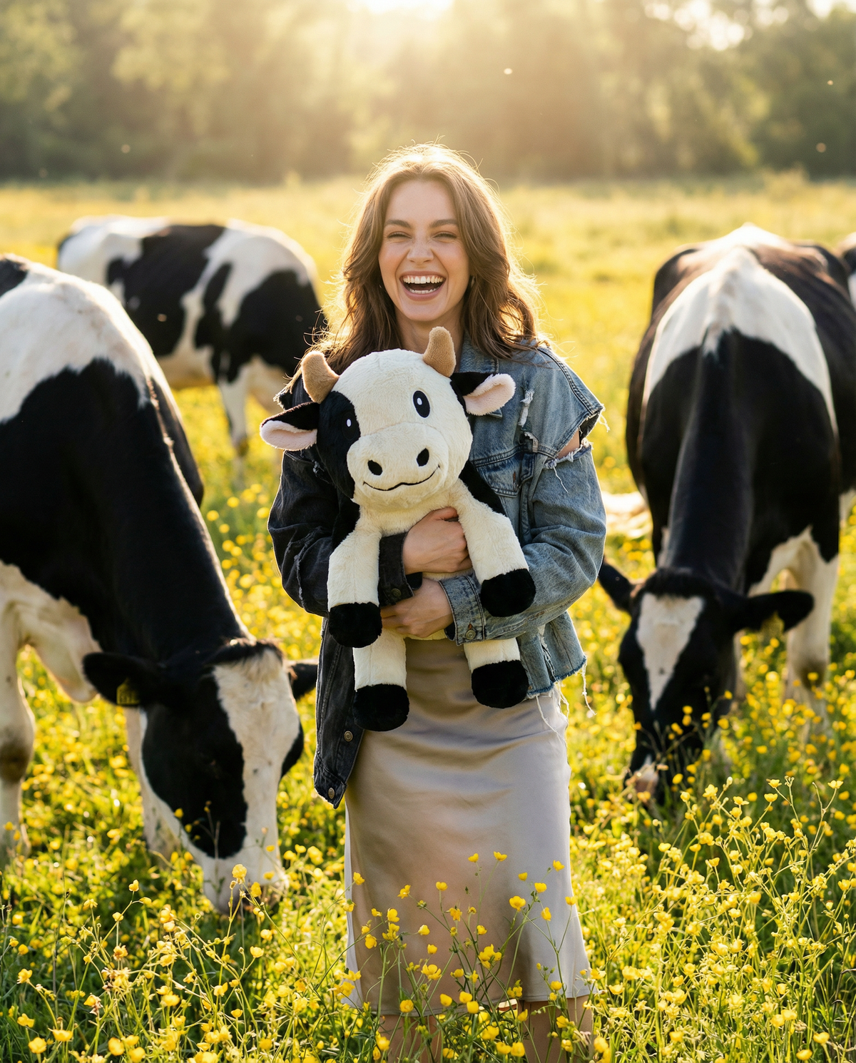 Weighted Holstein Cow 5lb