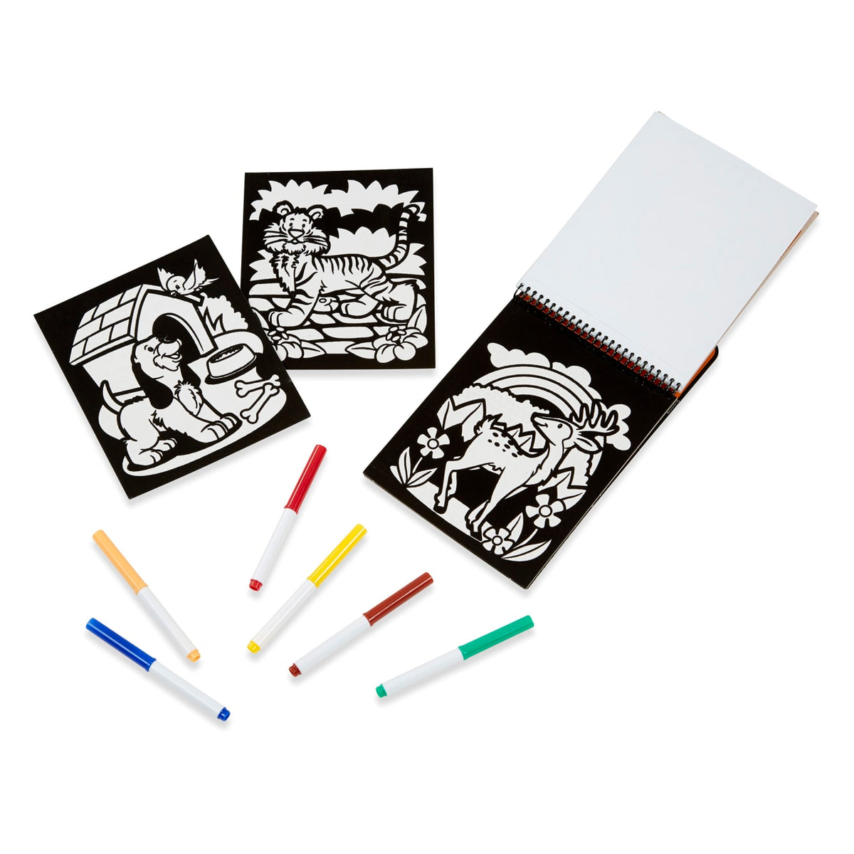 Magic Velvet Animal Scenes - On the Go Travel Activity