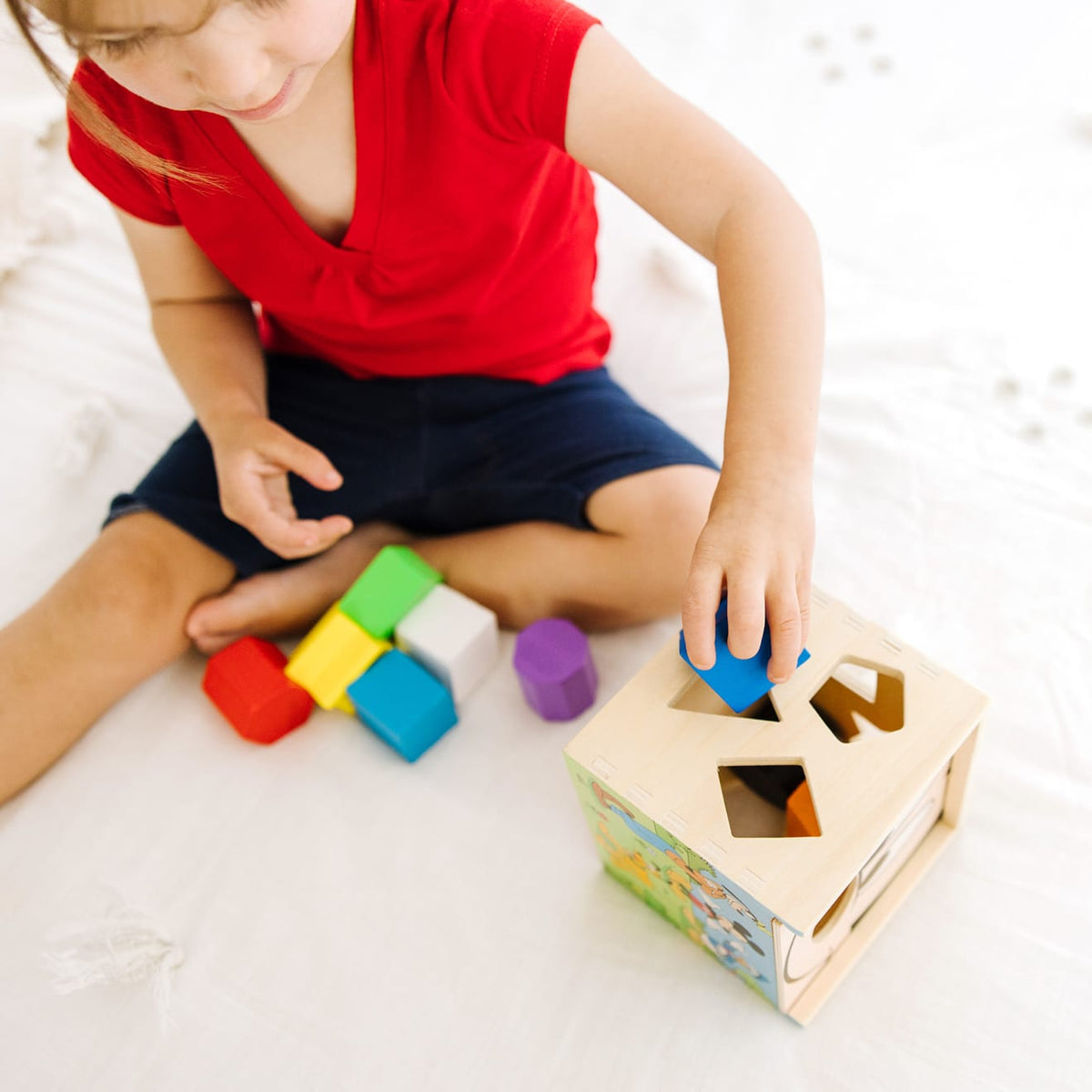 Disney Mickey Mouse & Friends Wooden Shape Sorting Cube