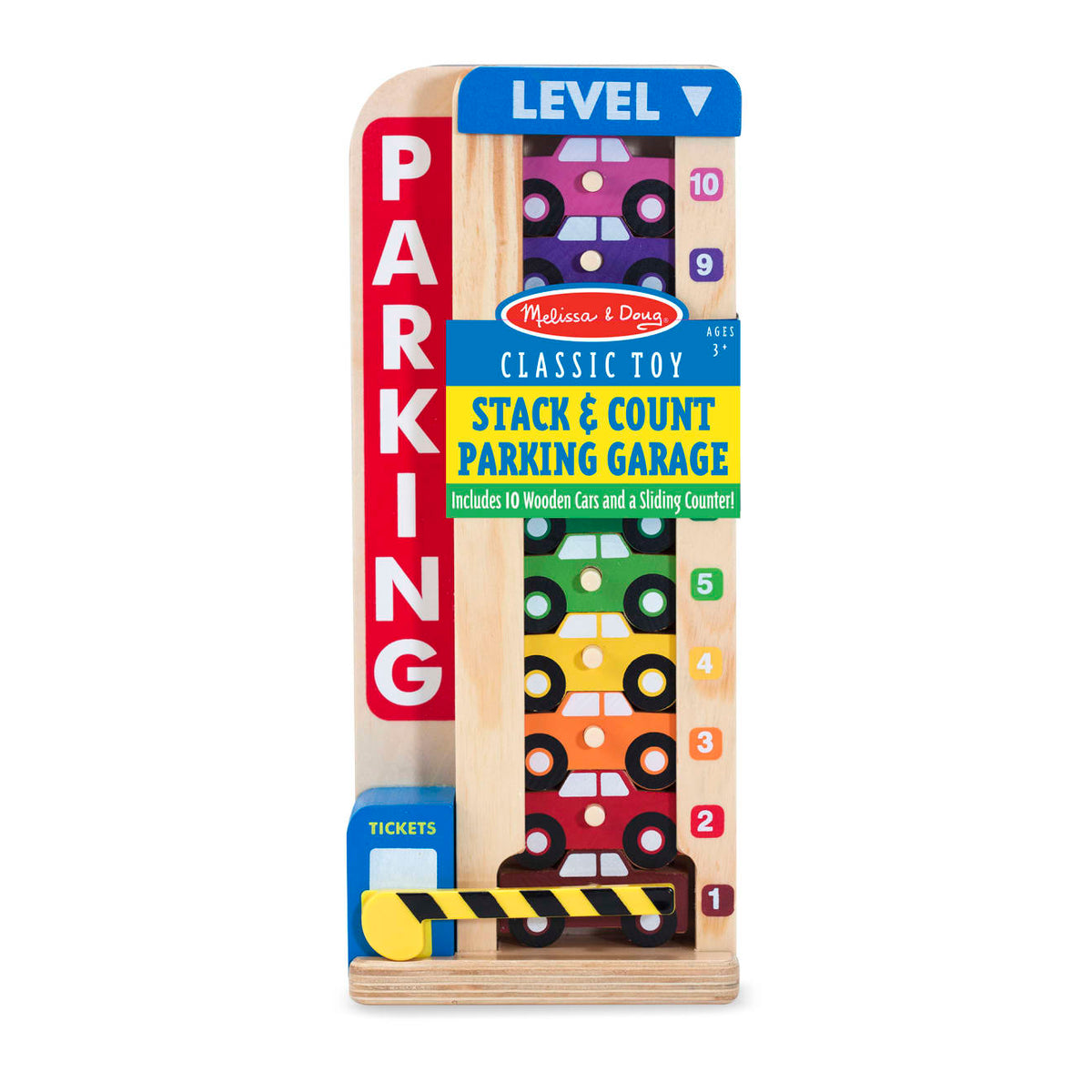 Wooden Stack & Count Parking Garage
