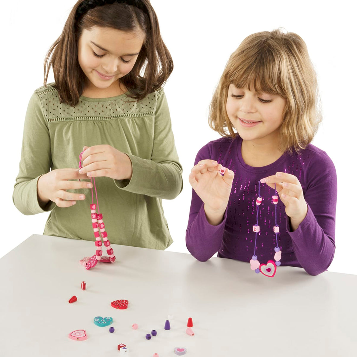 Created by Me! Heart Beads Wooden Bead Kit