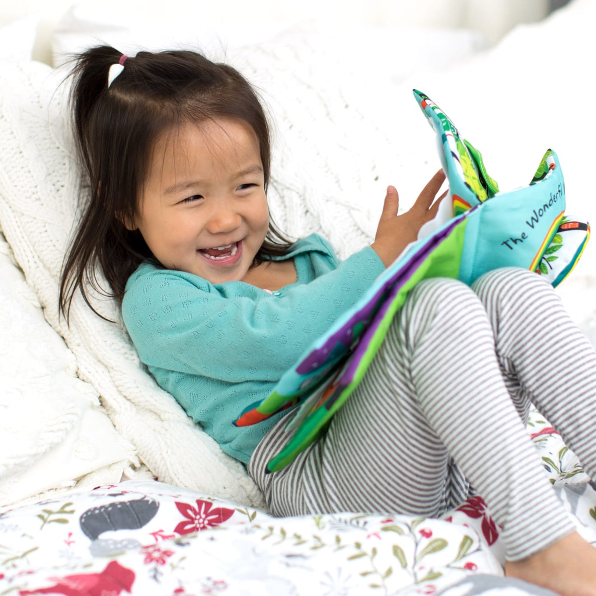 K’s Kids Soft Activity Book - The Wonderful World of Peekaboo!