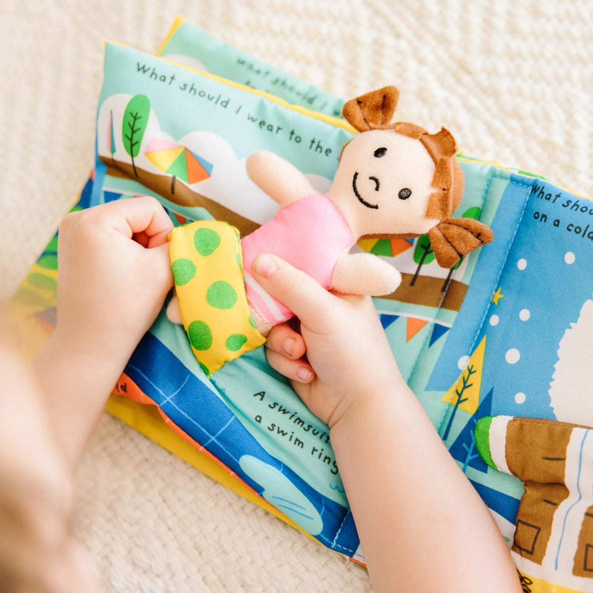 K’s Kids Soft Activity Book - What Should I Wear?