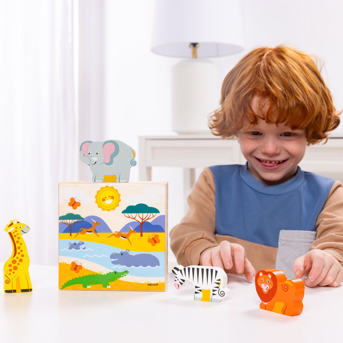 Wooden Animal Matching - Safari
