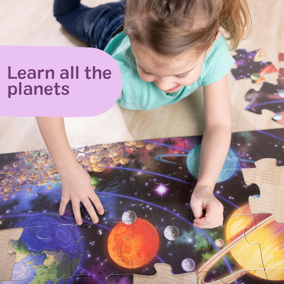 Solar System Floor Puzzle - 48 Pieces
