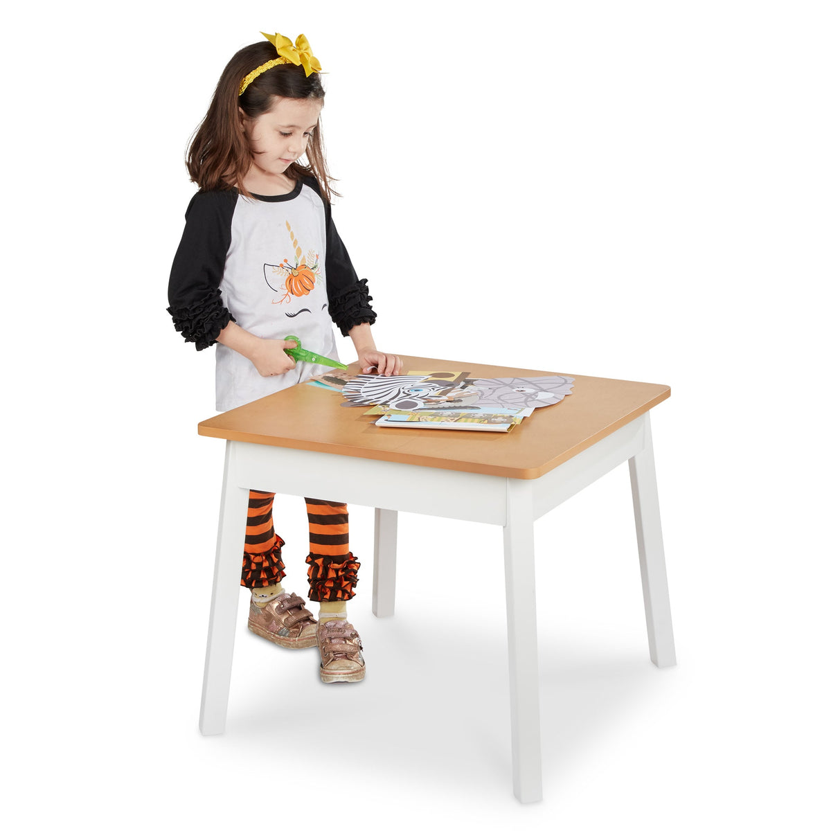 Wooden Square Table