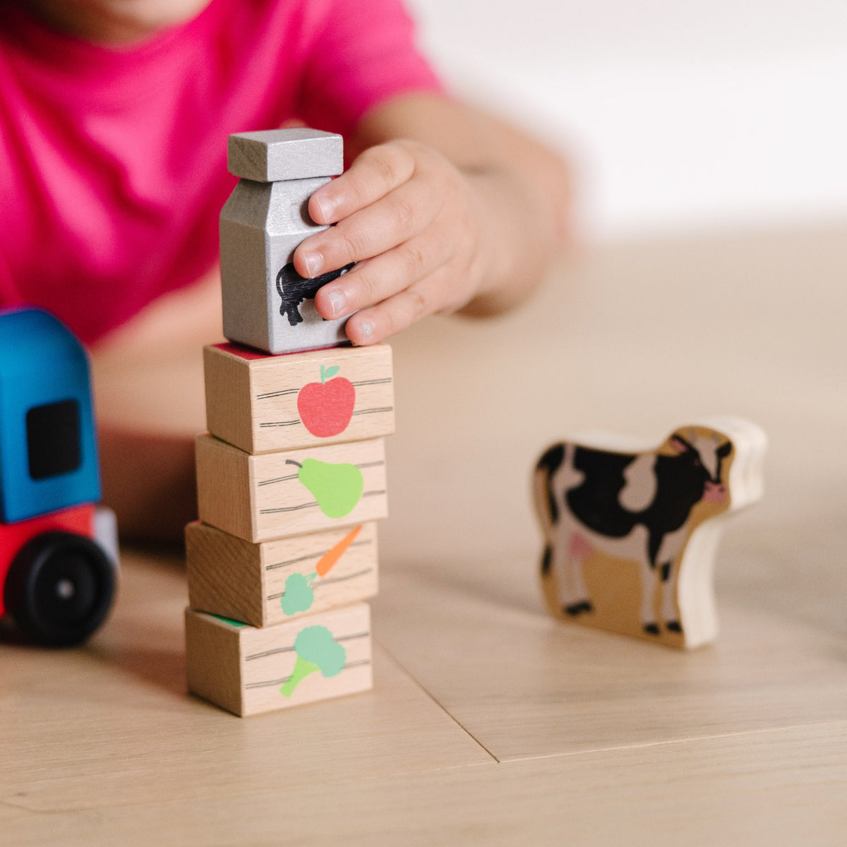 Wooden Farm Train