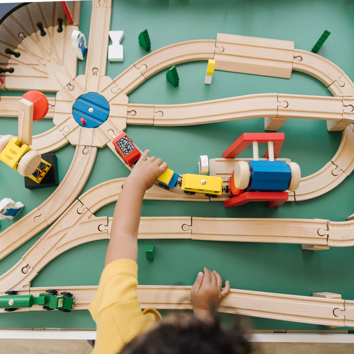 Wooden Railway Set