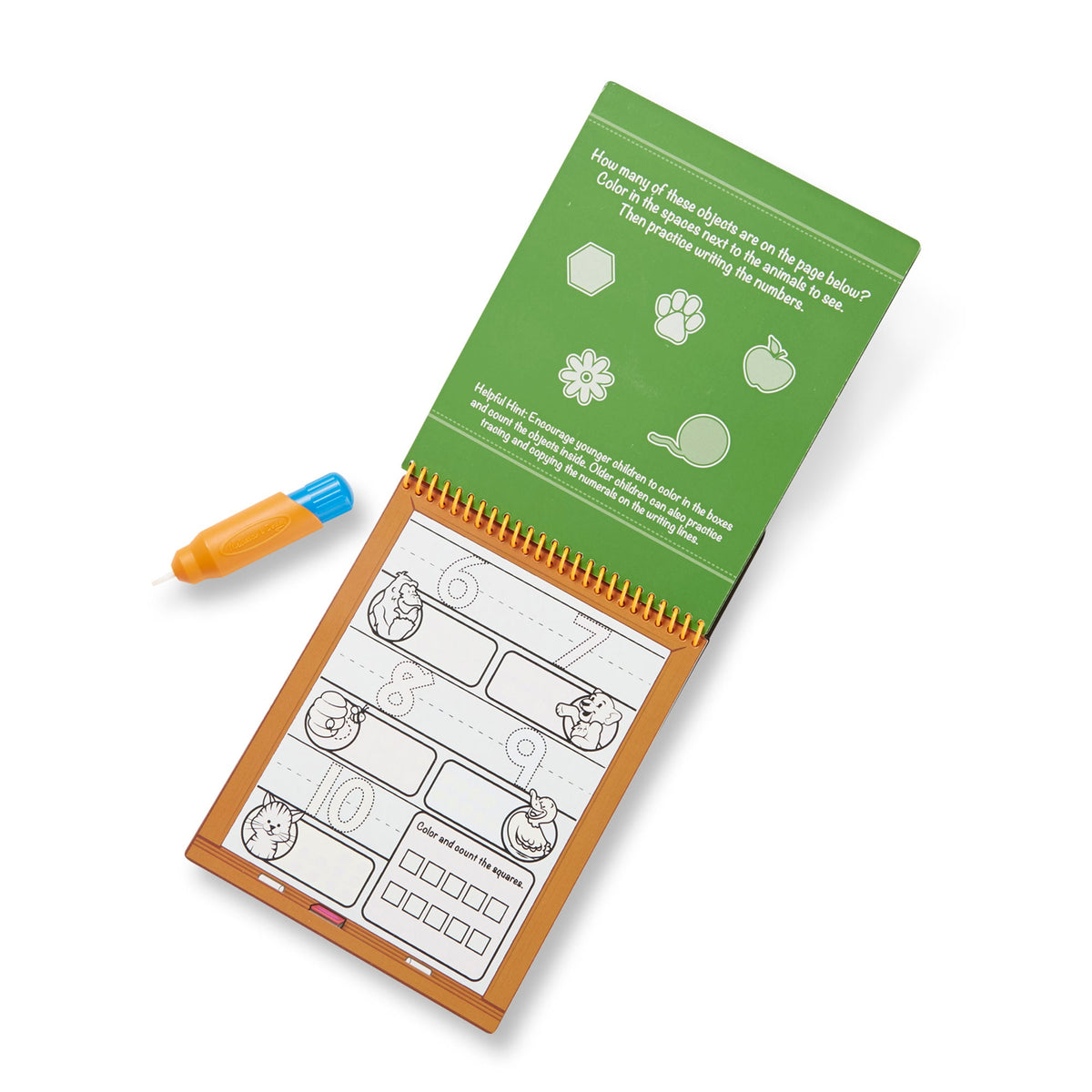 Water Wow! Water-Reveal Activity Pad - Numbers