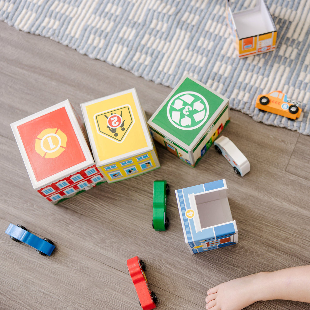 Nesting & Sorting Buildings & Vehicles