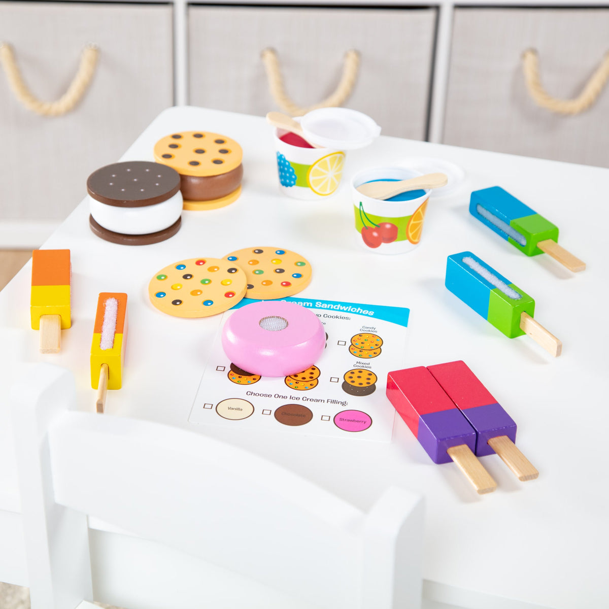 Wooden Frozen Treats Play Set