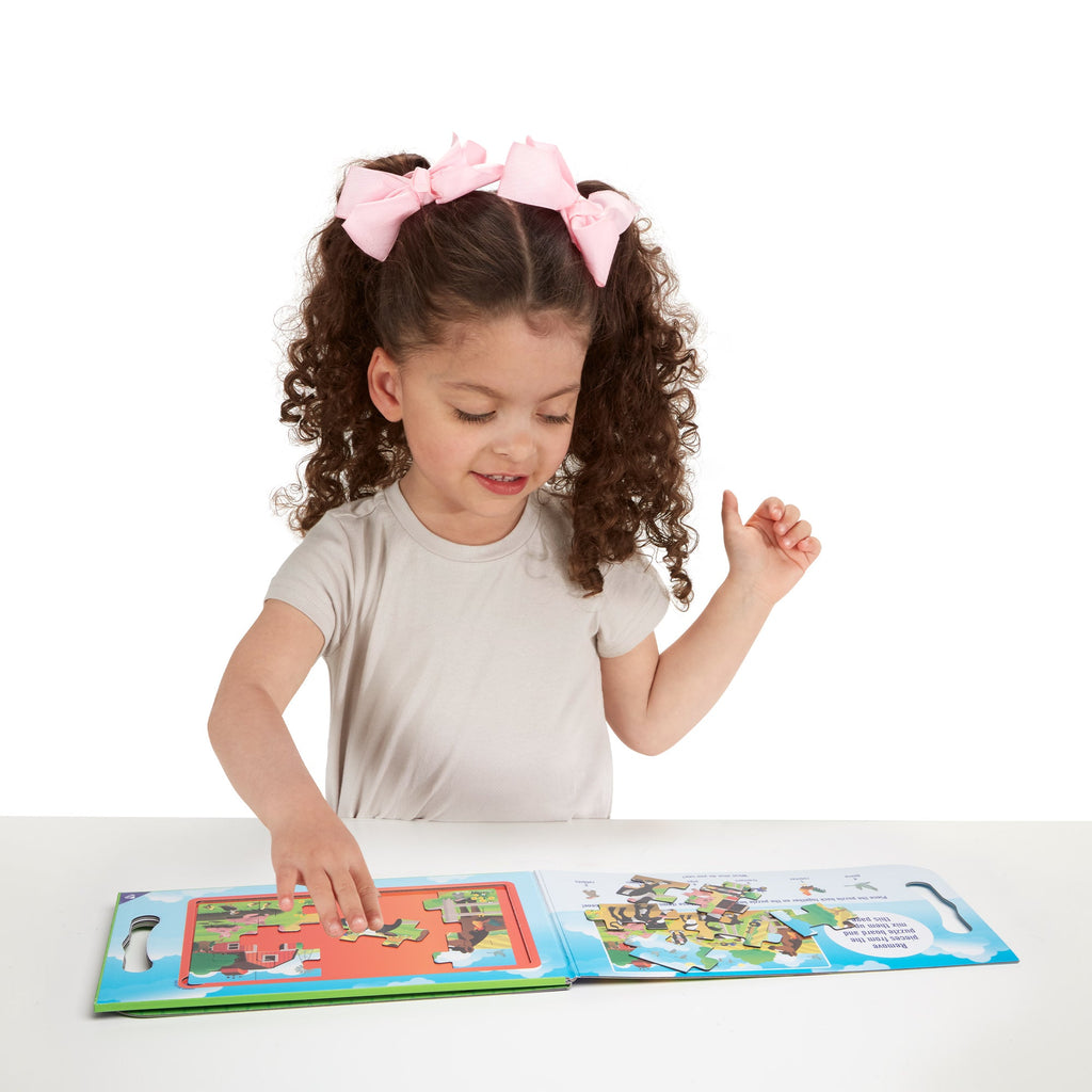 Take-Along Magnetic Jigsaw Puzzles – On the Farm